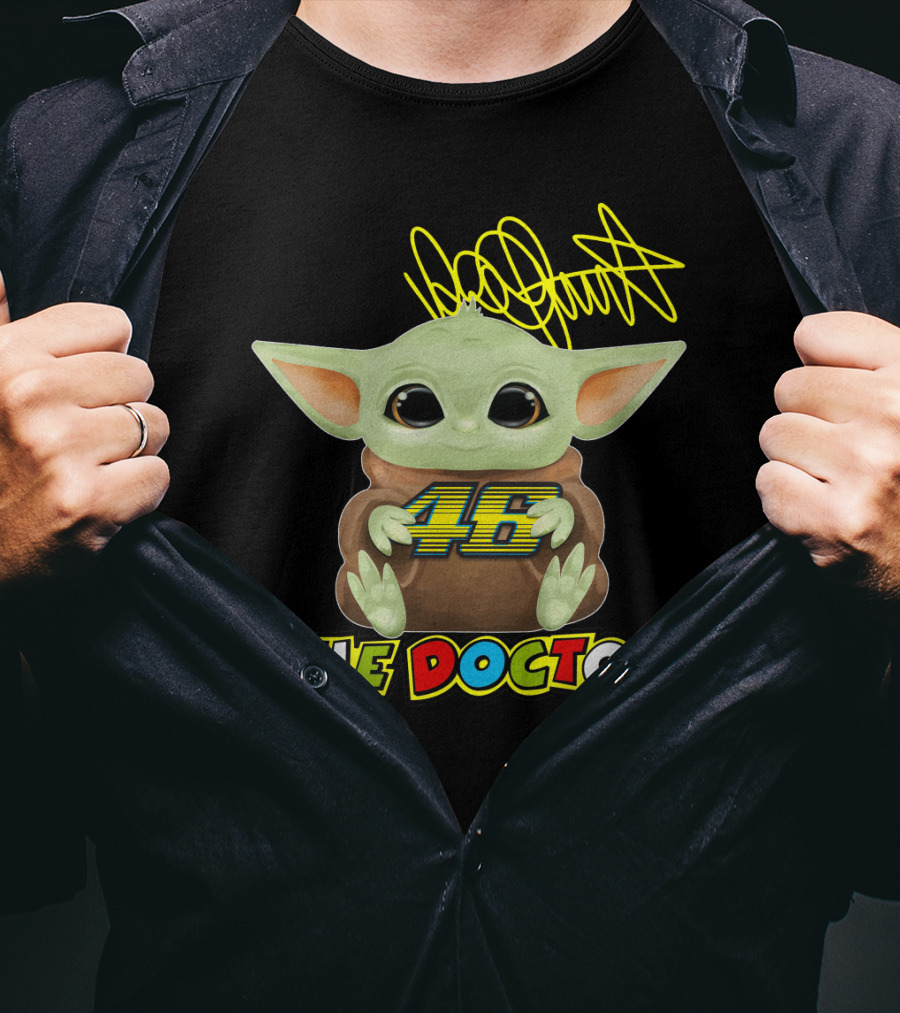 Valentino Rossi Baby Yoda The Doctor 46 T-Shirt