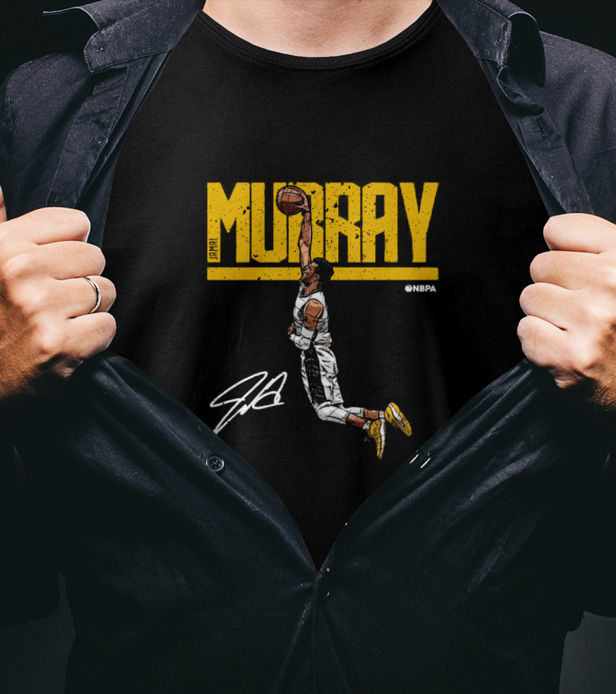 Jamal Murray Dunk Illustration NBPA Signature T-Shirt