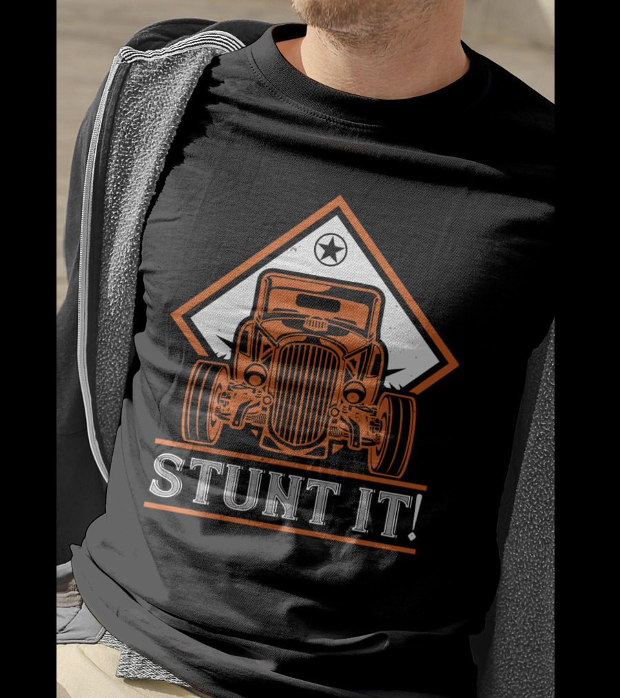Stunt IT Hot Rod Star Triangle T-Shirt