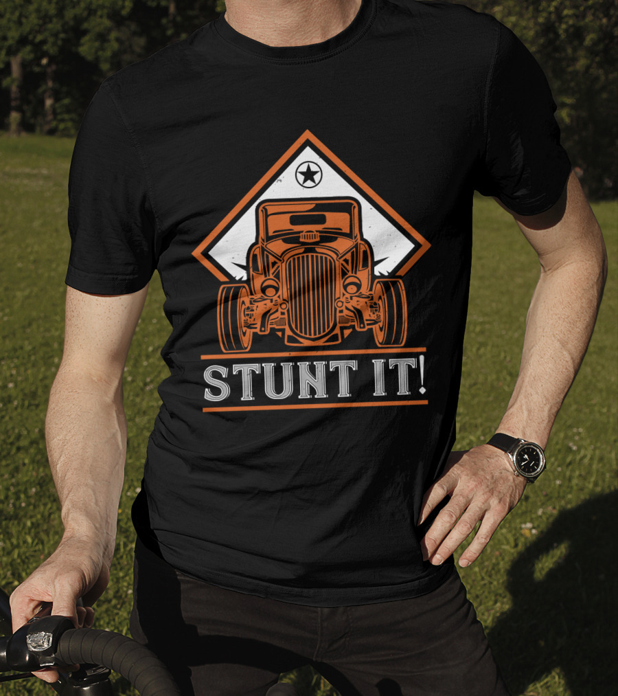 Stunt IT Hot Rod Star Triangle T-Shirt