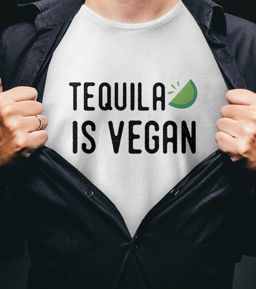 Tequila Is Vegan Lime Slice T-Shirt