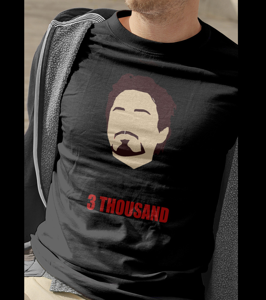 I Love U 3 Thousand Times Iron Man T-Shirt