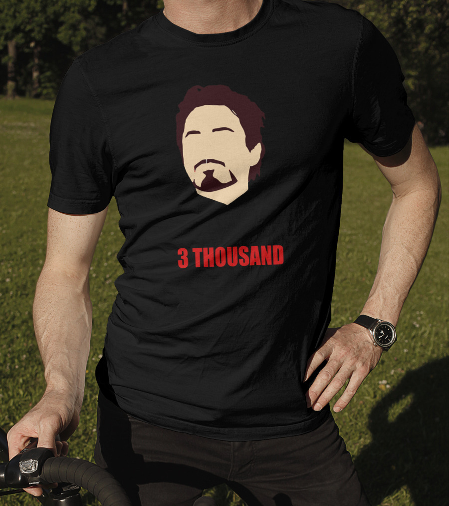 I Love U 3 Thousand Times Iron Man T-Shirt