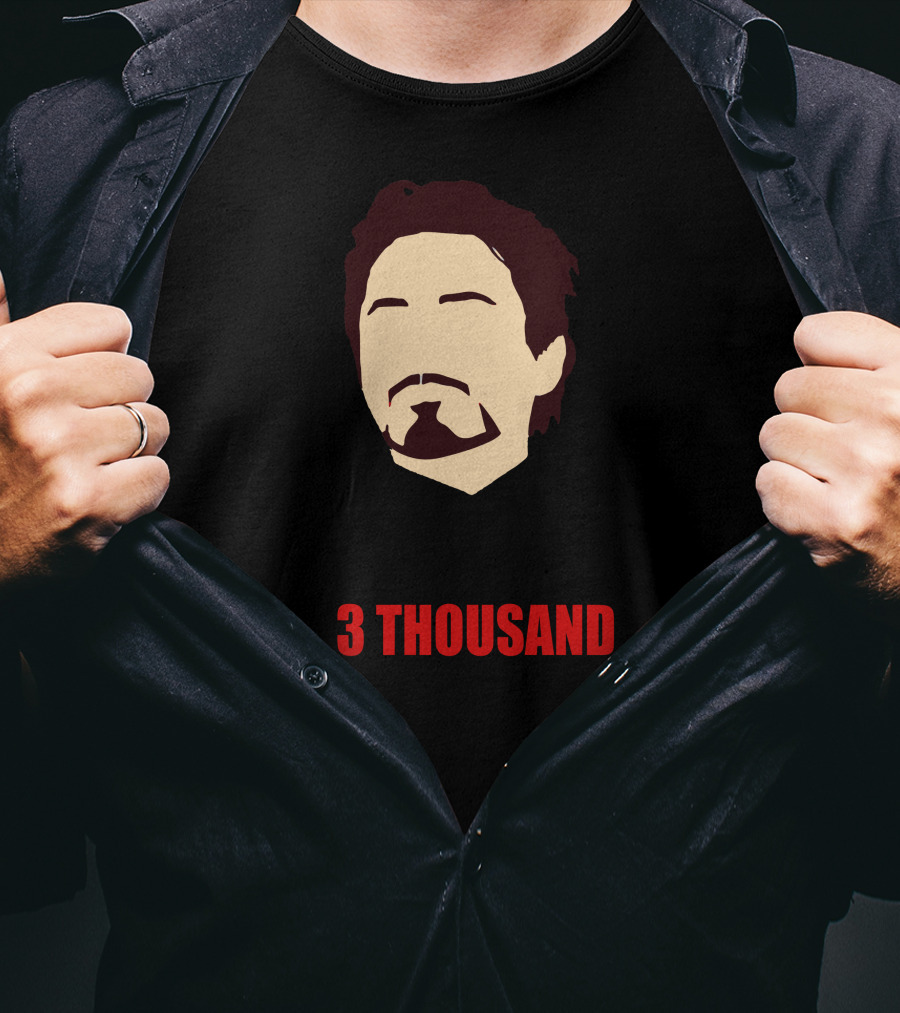 I Love U 3 Thousand Times Iron Man T-Shirt
