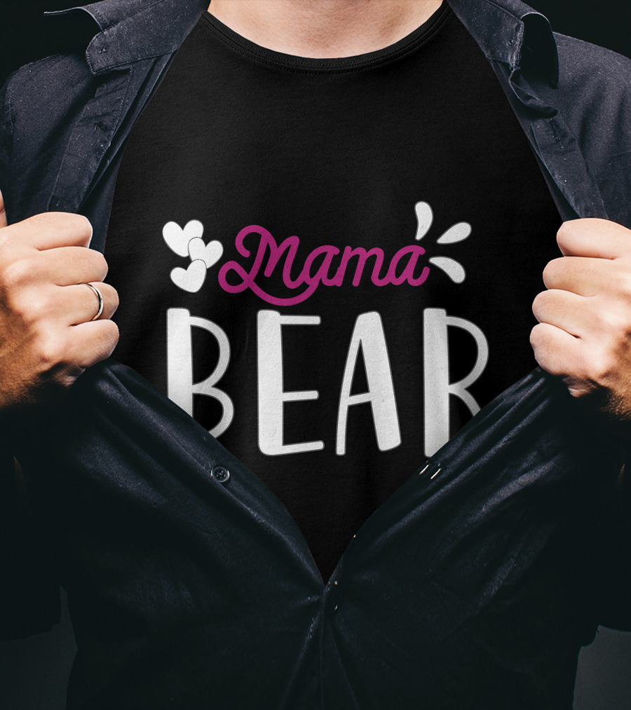 Mama Bear Heart Elements T-Shirt