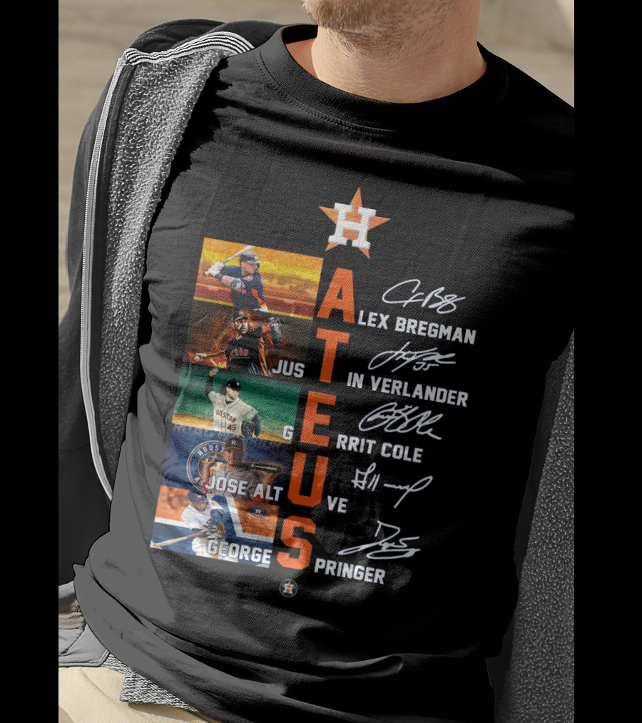 Houston Astros HA Hate Us Alex Bregman Justin Verlander Gerrit Cole Jose Altuve George Springer T-Shirt