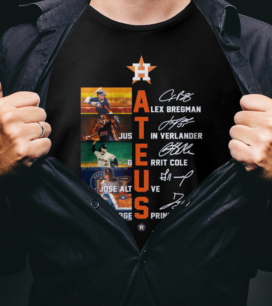 Houston Astros HA Hate Us Alex Bregman Justin Verlander Gerrit Cole Jose Altuve George Springer T-Shirt