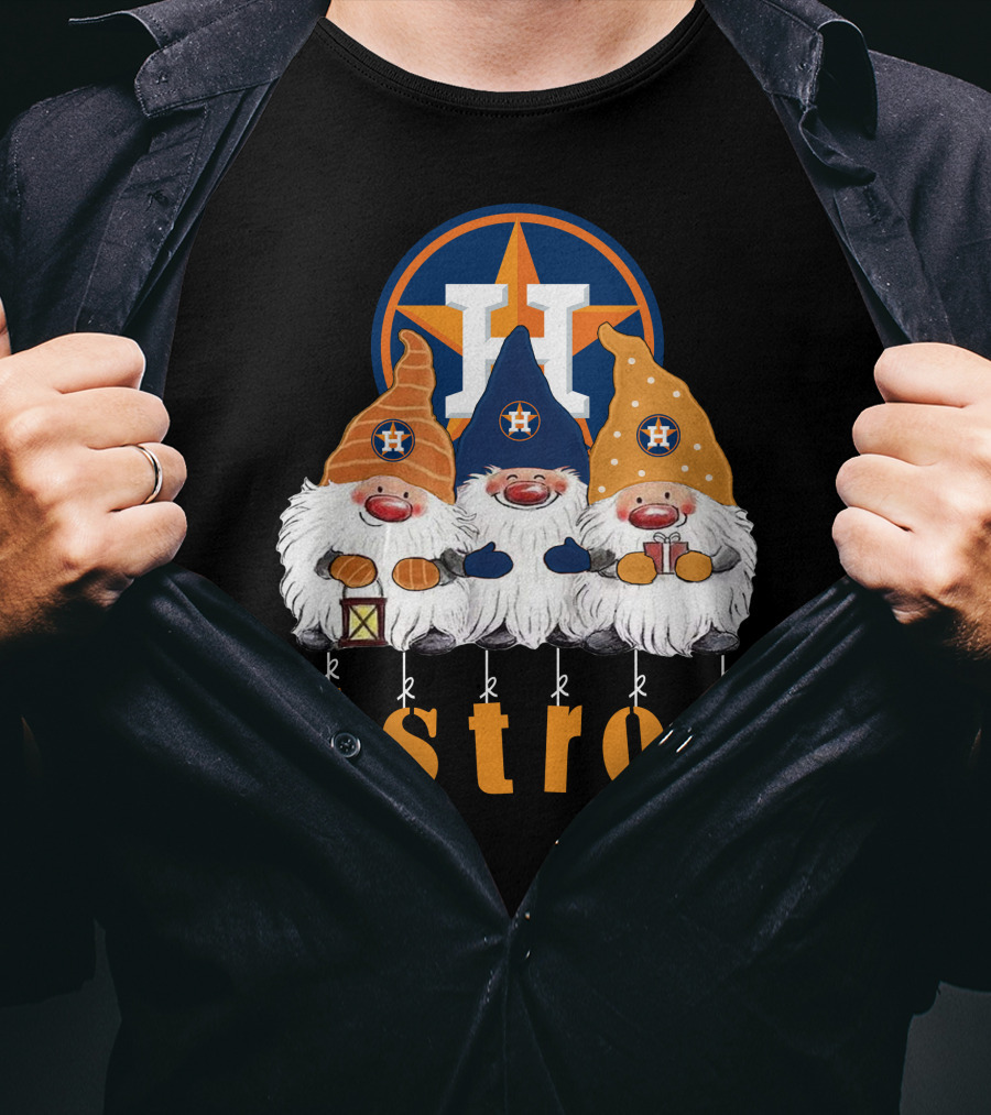 Houston Astros Santa Gnomes H T-Shirt