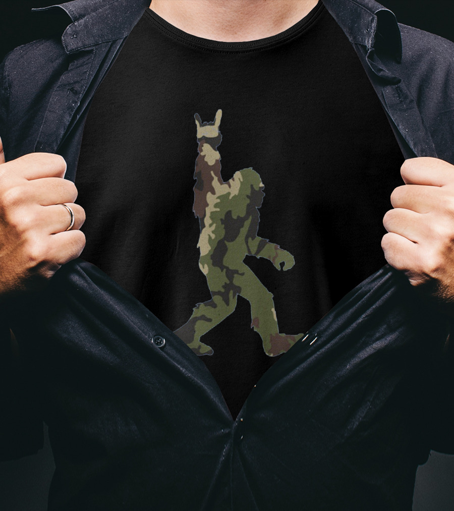 Bigfoot Rockandroll Camo T-Shirt