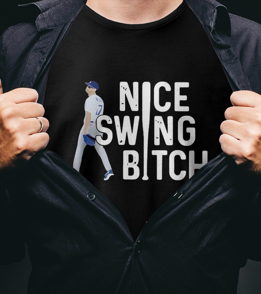 Nice Swing Bitch Free Joe Kelly Fight Club T-Shirt
