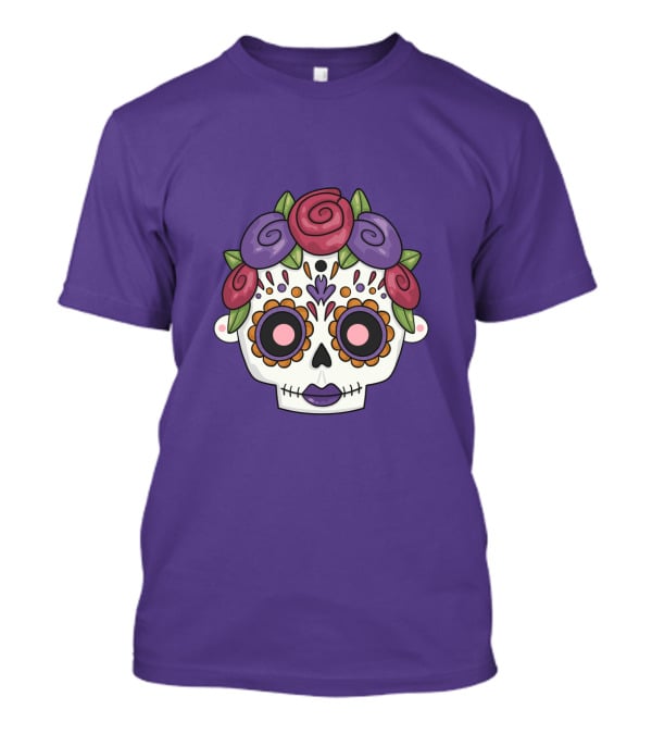 My Style My Hair Sugar Skull Rose Flower T-Shirt