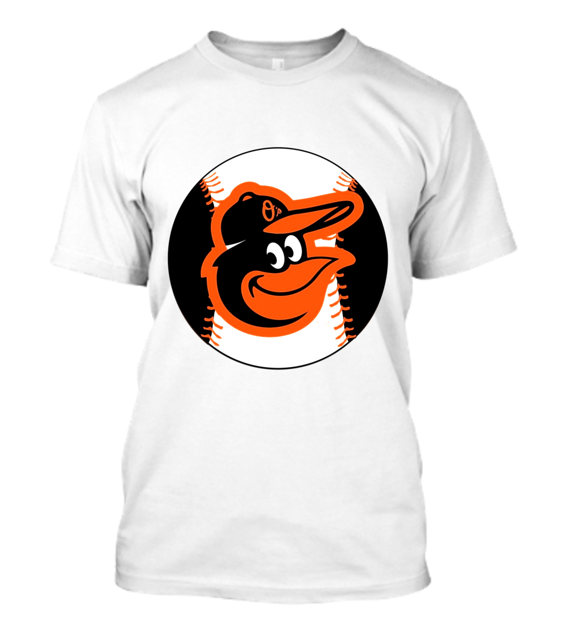 Orioles Baseball Logo Hot Dog Race Fun T-Shirt