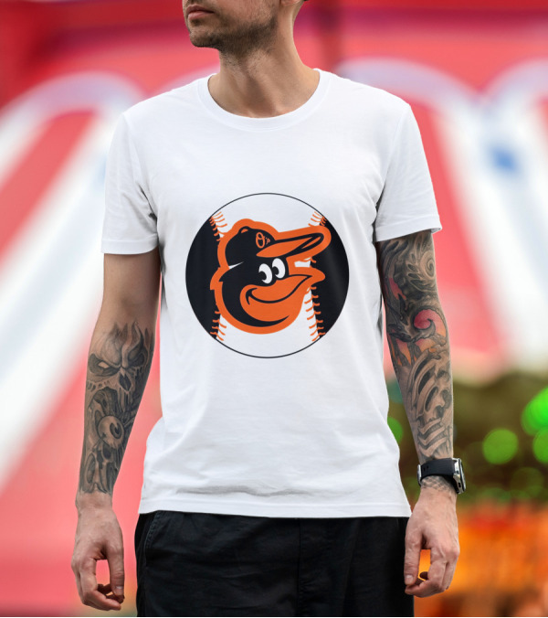 Premium T-Shirt: Orioles Baseball Logo Hot Dog Race Fun T-Shirt Orioles Baseball Logo Hot Dog Race Fun T-Shirt