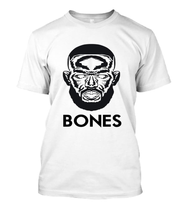 Bones Face Illustration Cool Man Jon Bones Jones T-Shirt