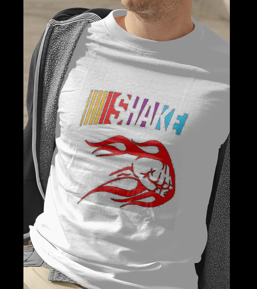 SHAKE And Bake Racing Flames Muscle Car Inspired Shirt For Man T-Shirt