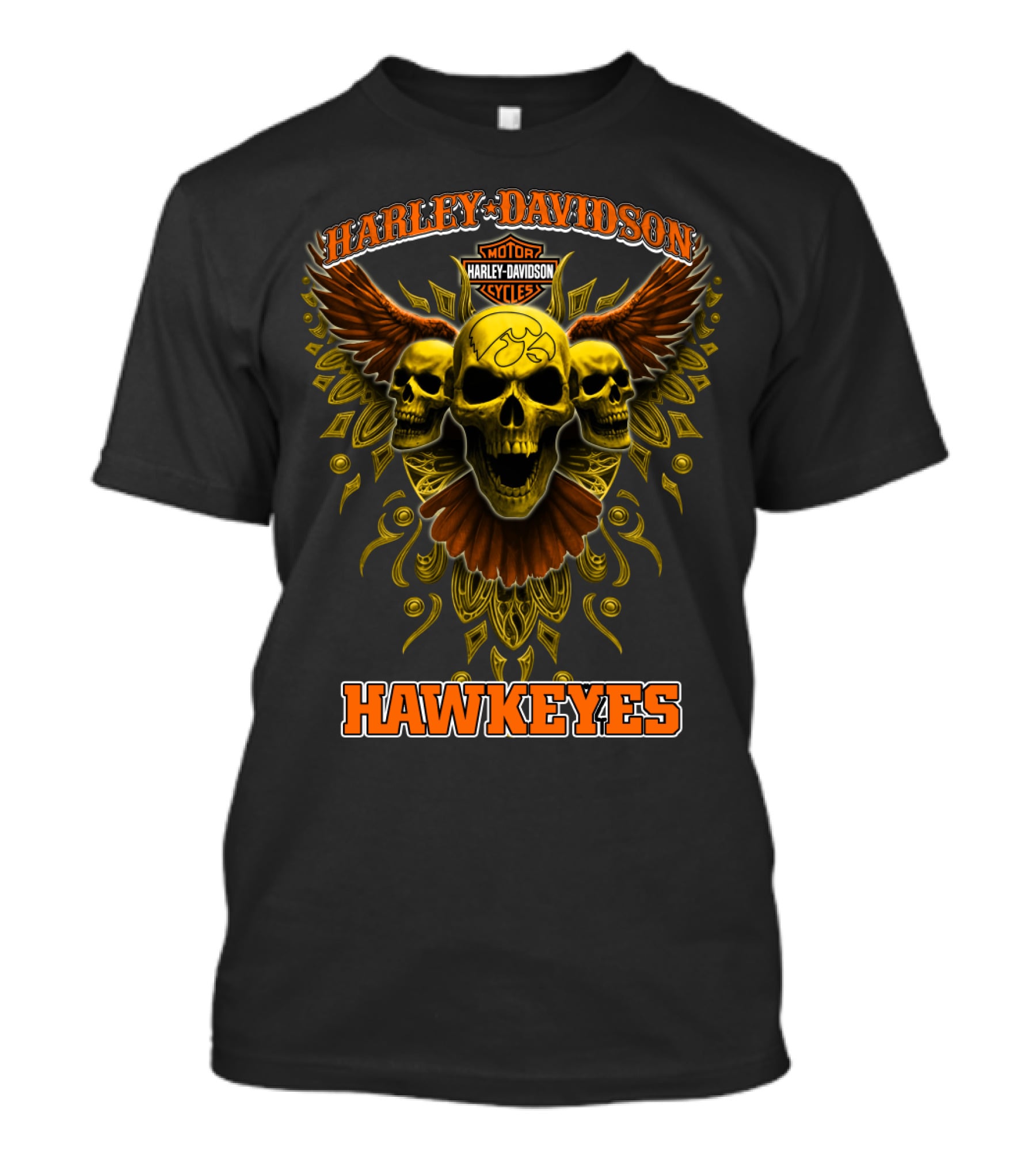 Harley Davidson Hawkeyes T-Shirt