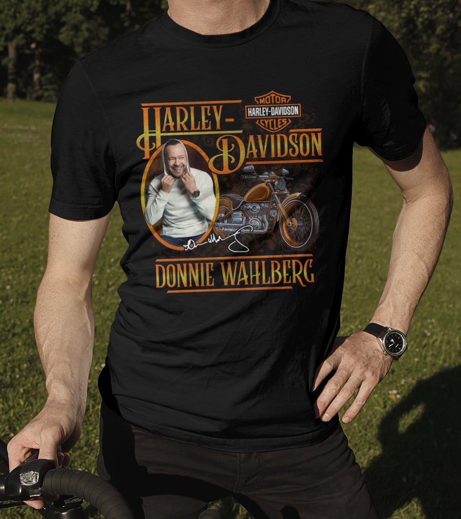 Harley Davidson Motorcycles Donnie Wahlberg Signature Collection T-Shirt