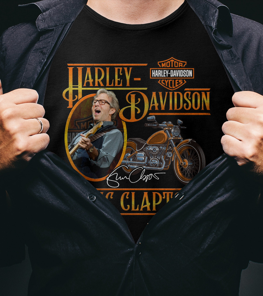 Harley Davidson Eric Clapton Signature Motorcycles T-Shirt
