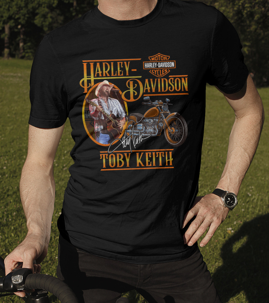 Harley Davidson Toby Keith Motorcycles Signature T-Shirt