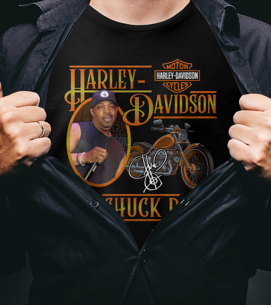 Harley Davidson Motorcycle Chuck D T-Shirt