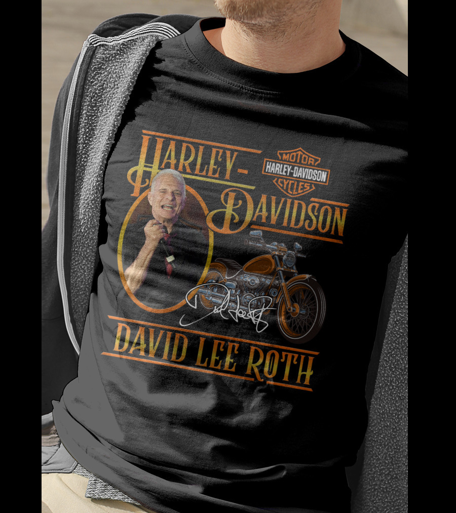 Harley Davidson Motor Cycles David Lee Roth T-Shirt