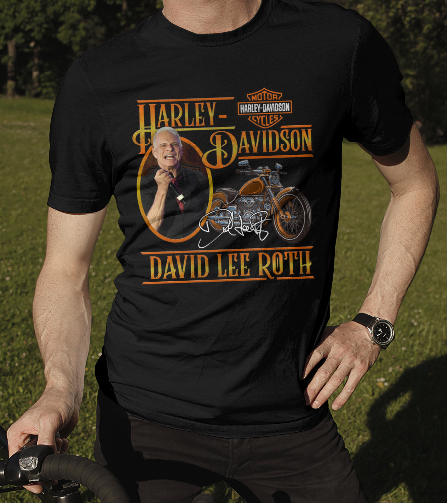 Harley Davidson Motor Cycles David Lee Roth T-Shirt
