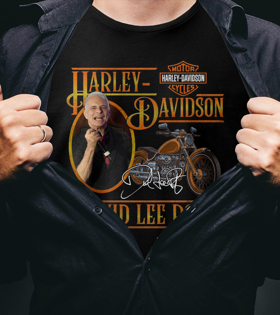 Harley Davidson Motor Cycles David Lee Roth T-Shirt