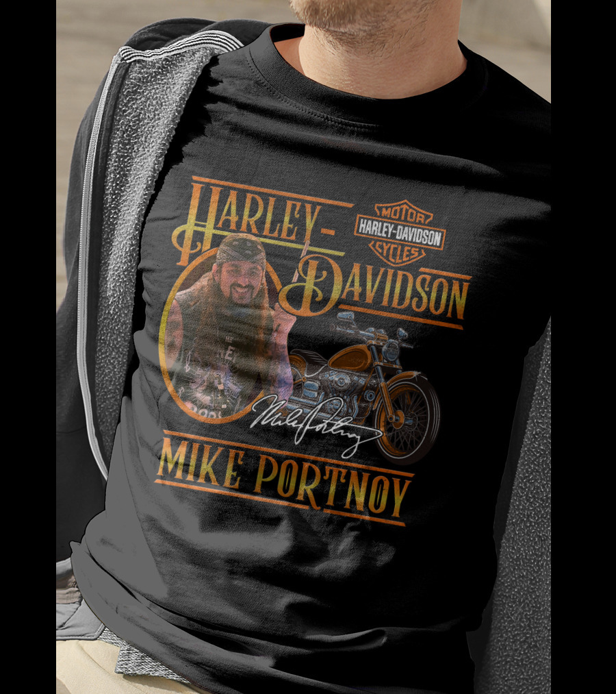 Harley Davidson Motor Cycles Mike Portnoy T-Shirt