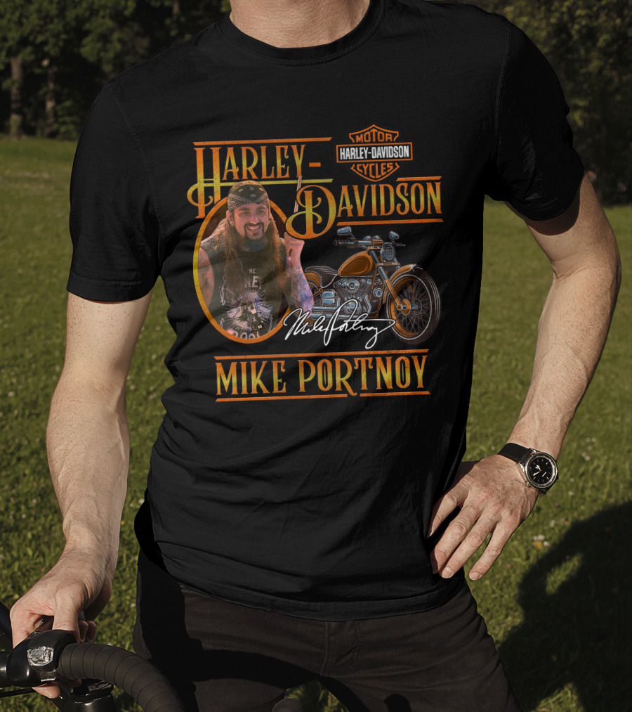 Harley Davidson Motor Cycles Mike Portnoy T-Shirt