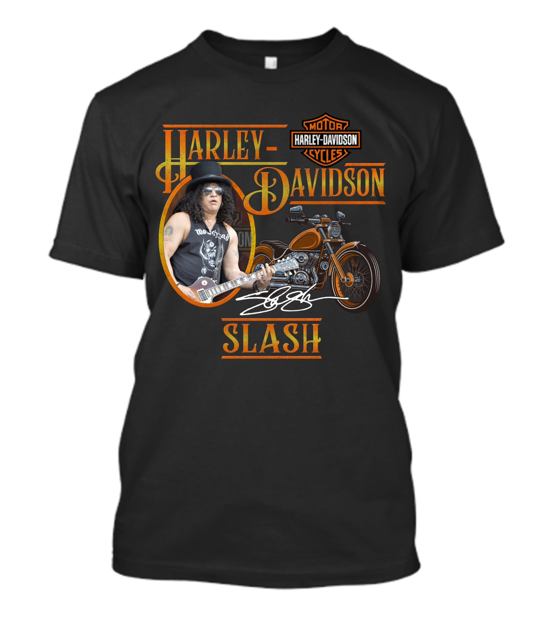 Harley Davidson Motor Cycles Slash T-Shirt