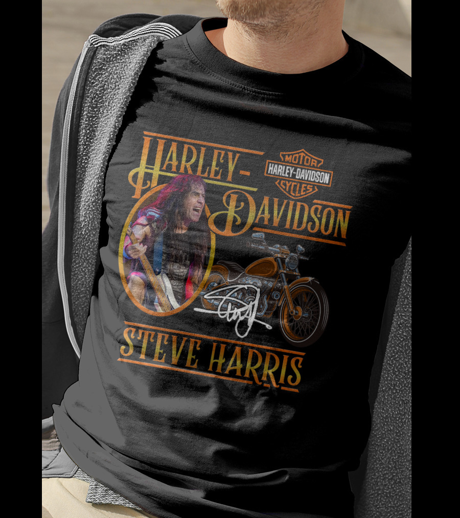 Harley Davidson Motorcycles Steve Harris T-Shirt