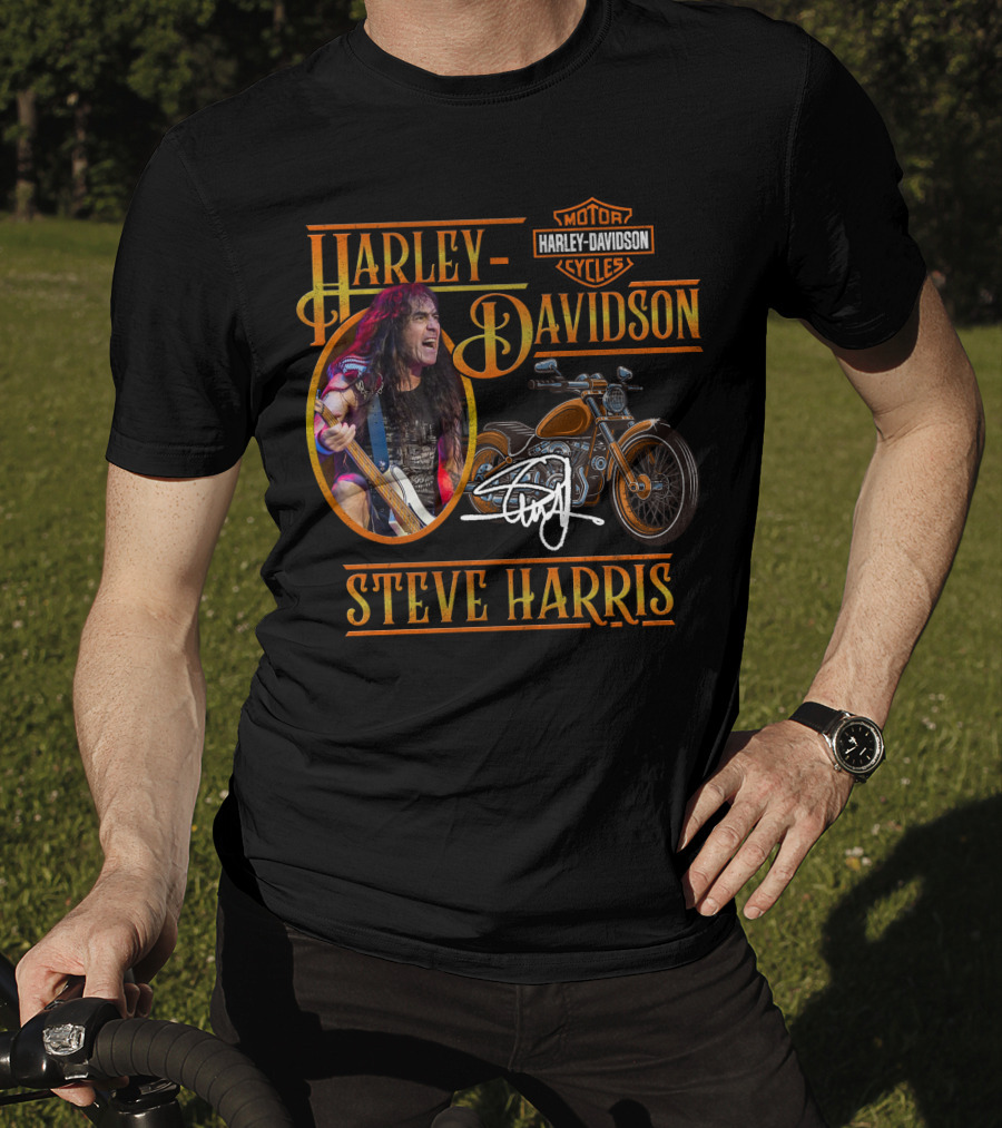 Harley Davidson Motorcycles Steve Harris T-Shirt