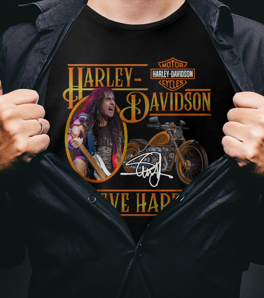Harley Davidson Motorcycles Steve Harris T-Shirt