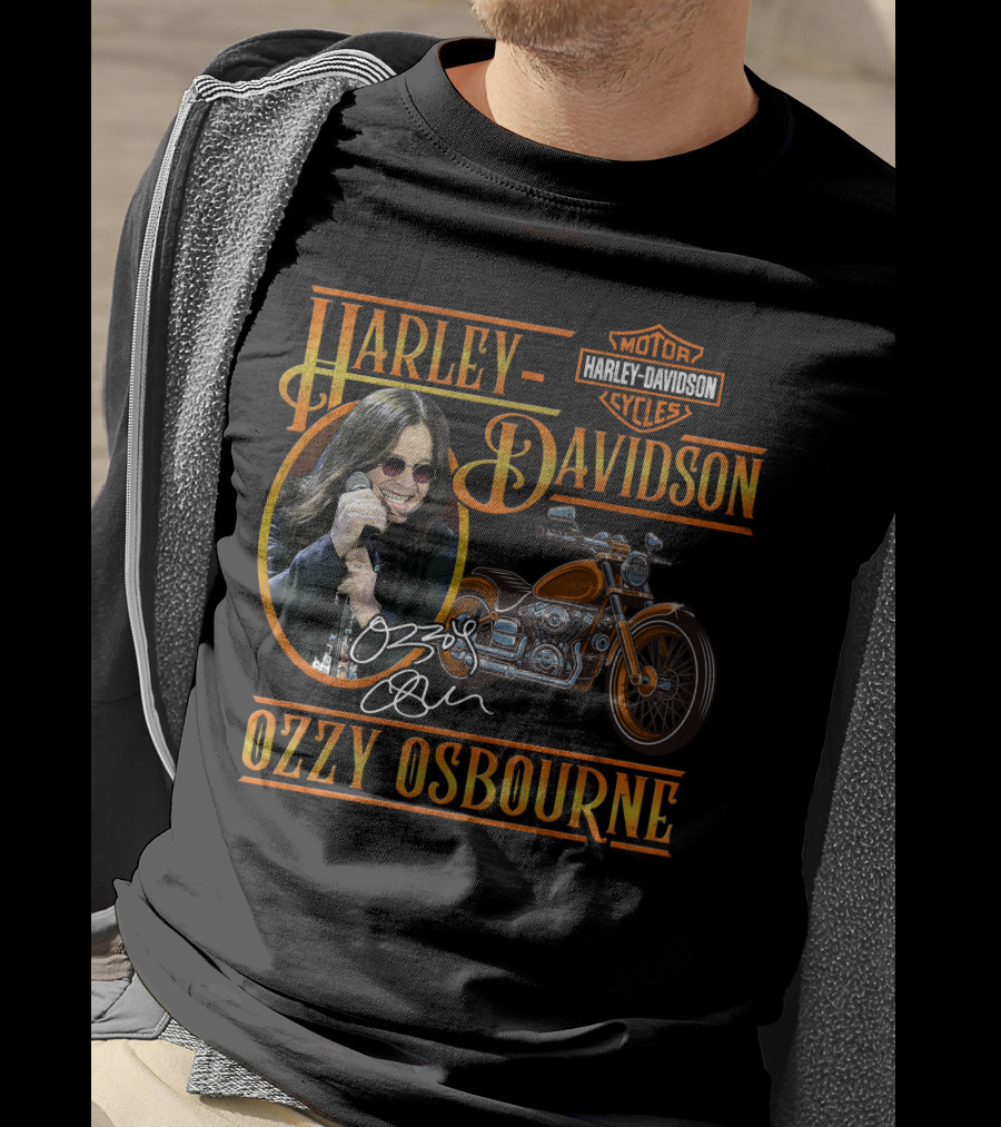 Harley Davidson Ozzy Osbourne Motor Cycles T-Shirt
