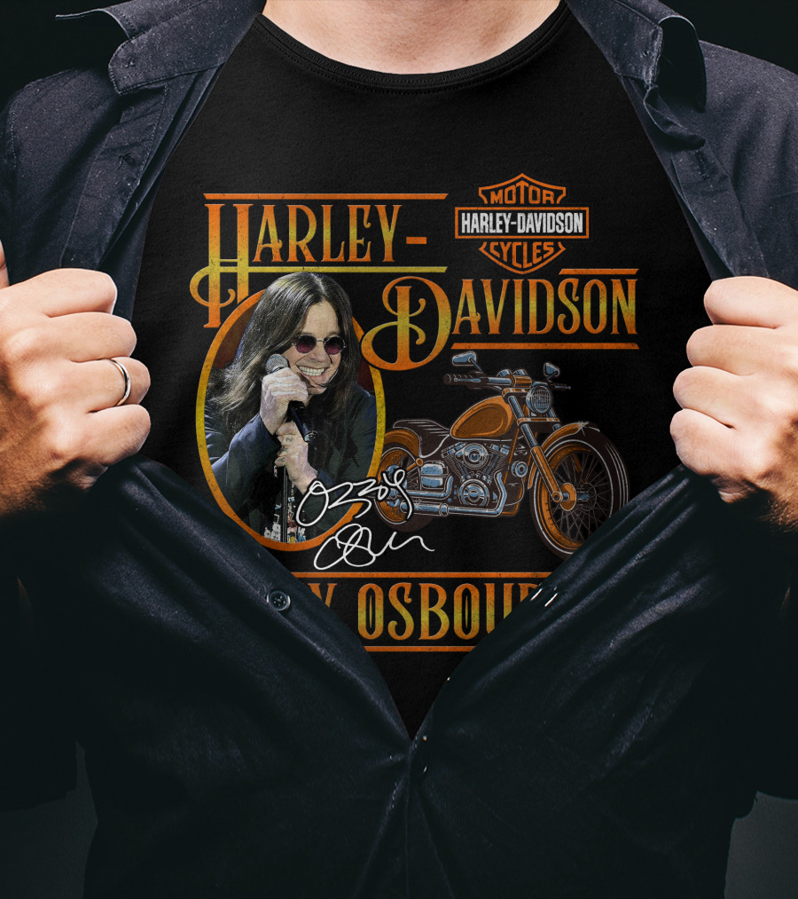 Harley Davidson Ozzy Osbourne Motor Cycles T-Shirt