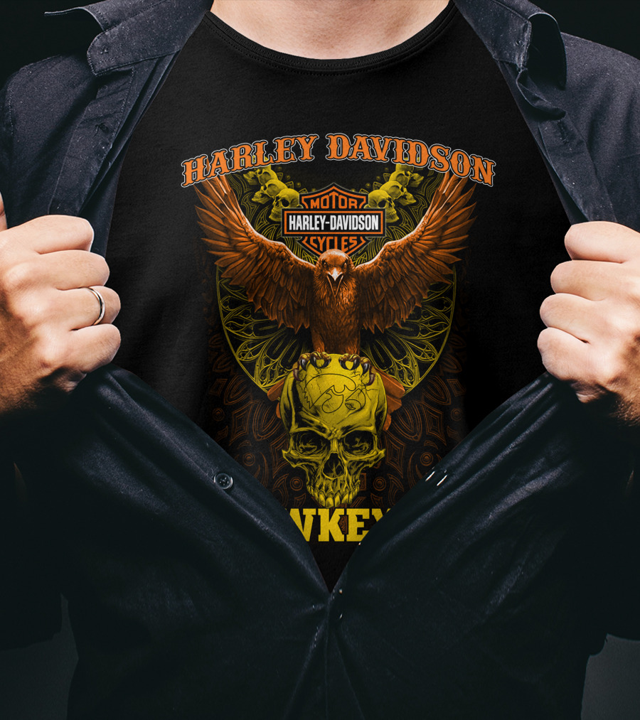 Harley Davidson Motor Hawkeyes Cycles T-Shirt