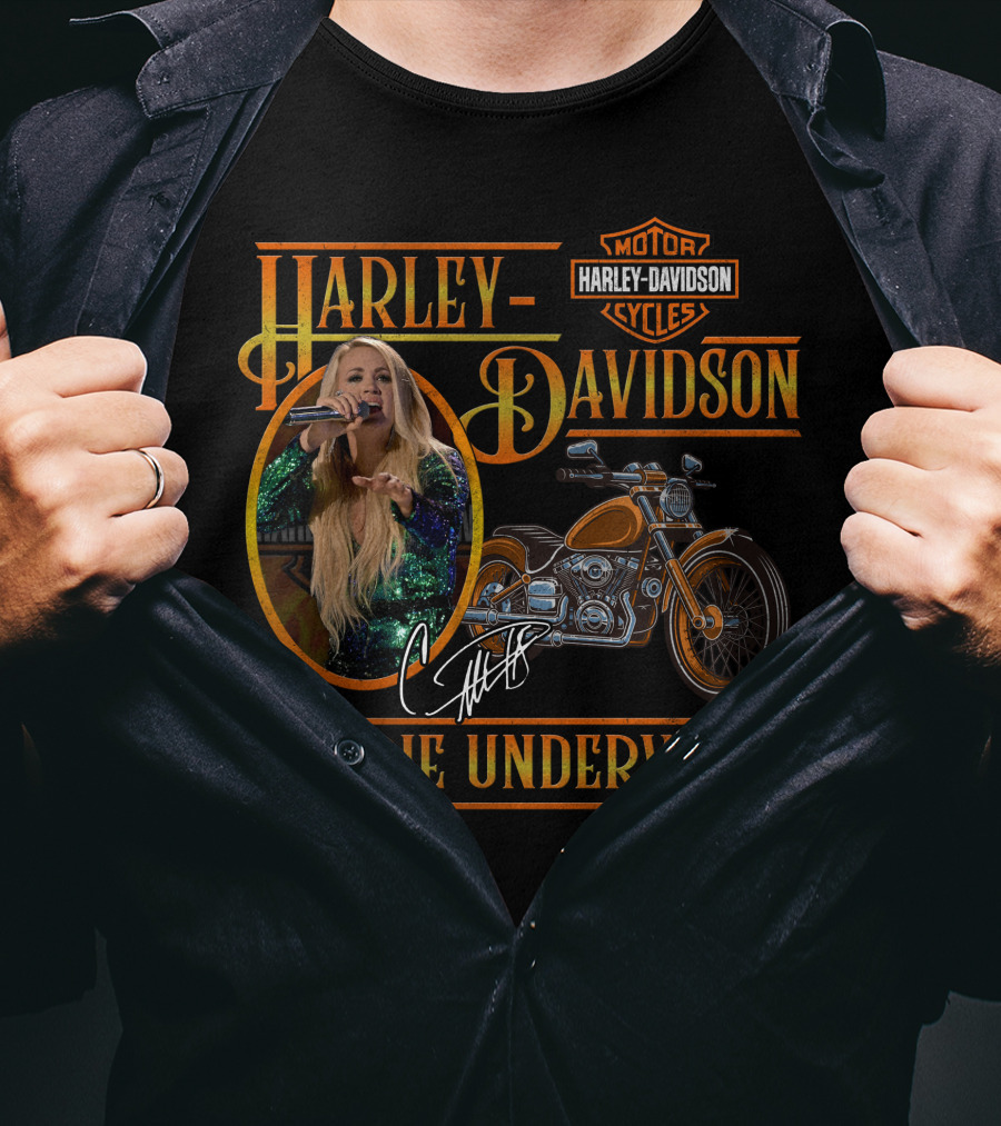 Harley Davidson Motorcycles Carrie Underwood Signature T-Shirt