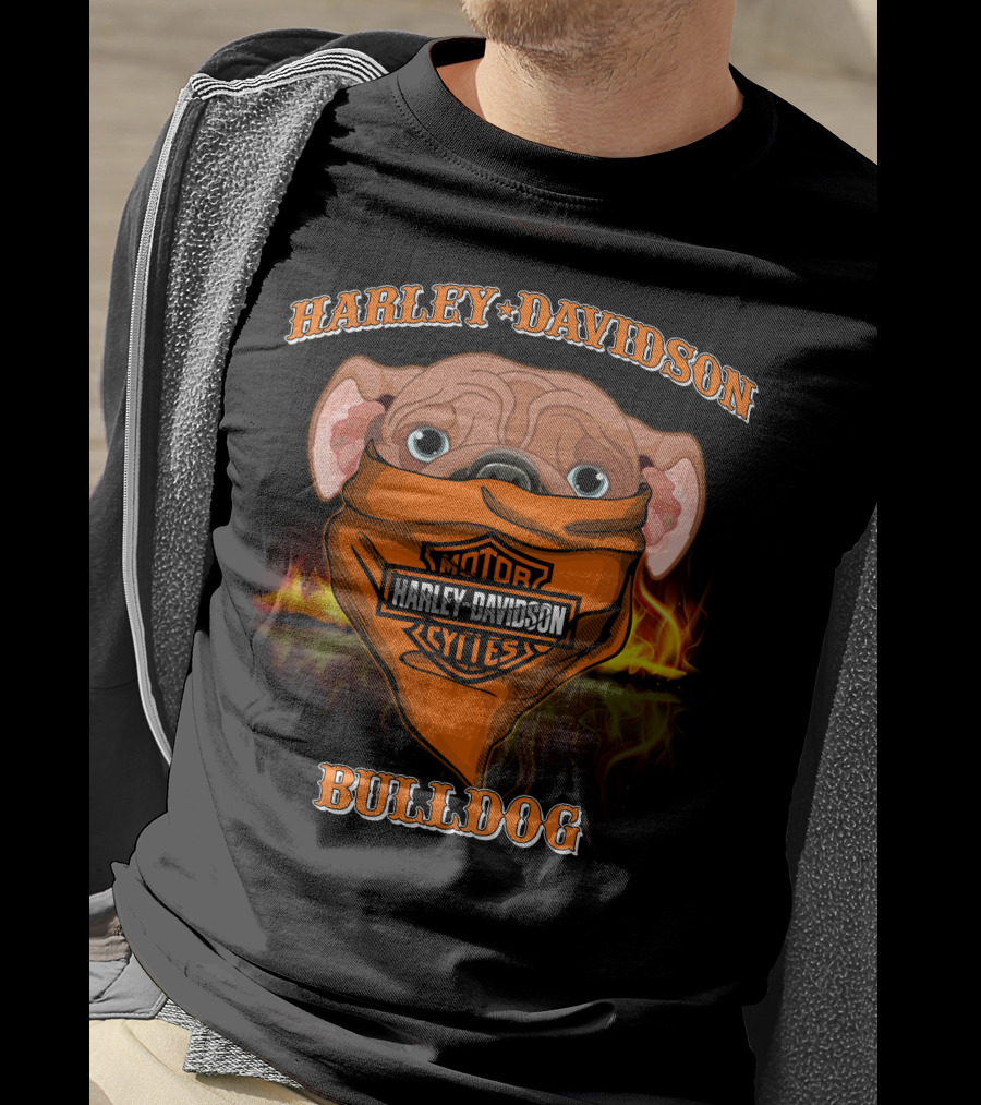 Harley Davidson Bulldog Motor Cycles T-Shirt