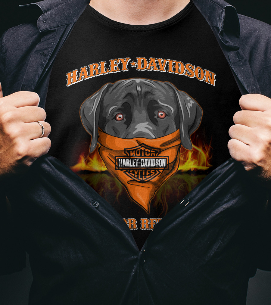 Harley Davidson Motor Cycles Labrador Retriever T-Shirt
