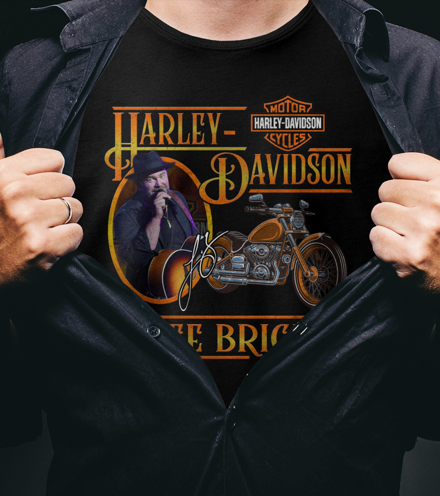 Harley Davidson Lee Brice Motorcycles Signature T-Shirt
