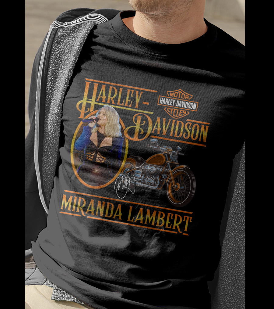 Miranda Lambert Harley Davidson Motorcycles T-Shirt