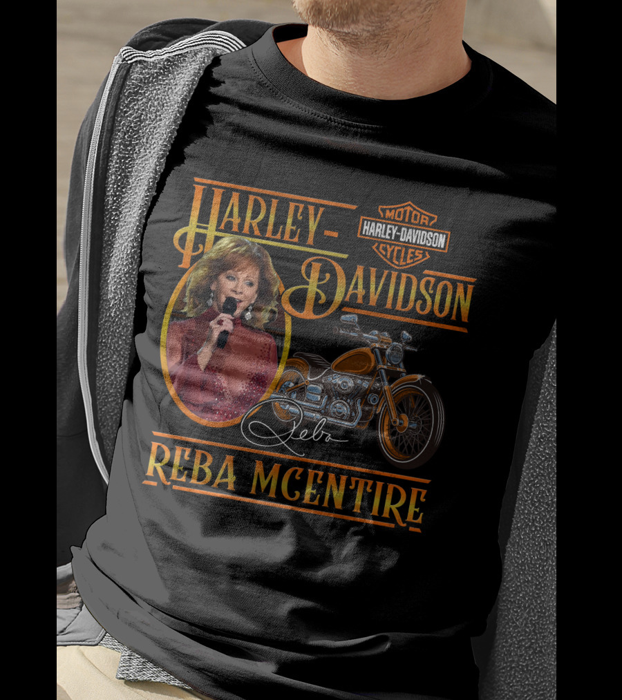 Reba Mcentire Harley Davidson Motor Cycles T-Shirt