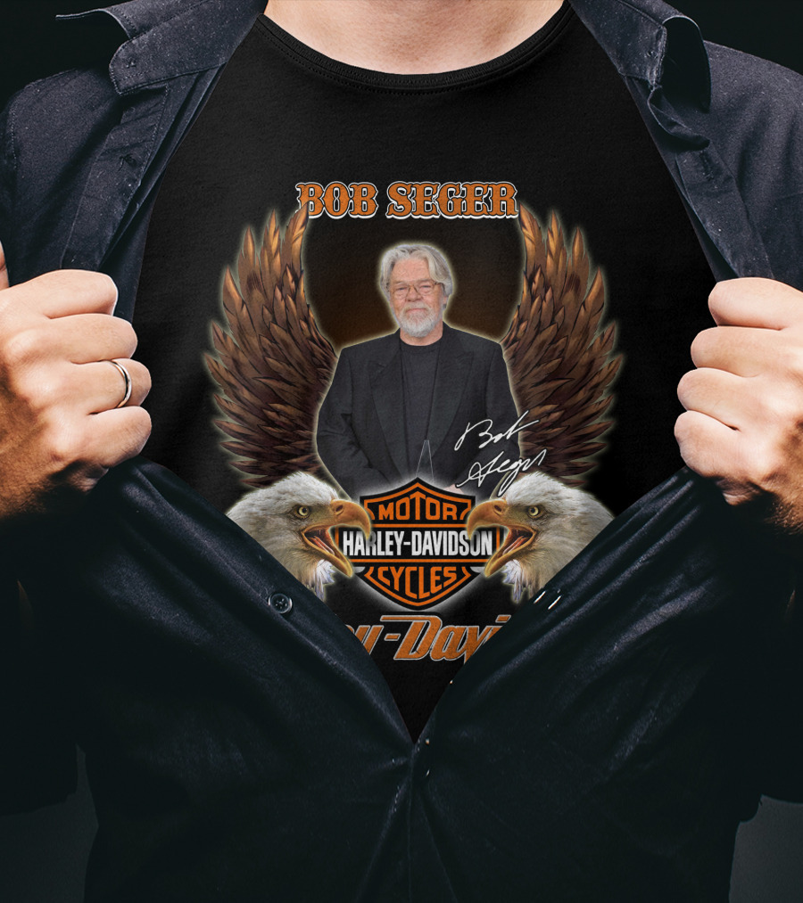 Bob Seger Harley Davidson Motorcycles Eagles T-Shirt