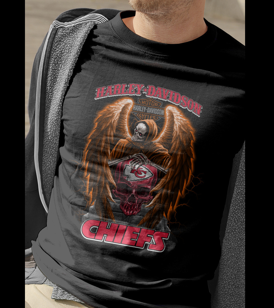 Harley Davidson Motor Cycles Chiefs T-Shirt