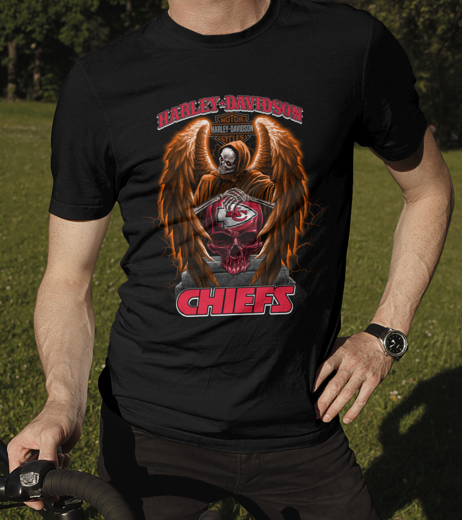 Harley Davidson Motor Cycles Chiefs T-Shirt