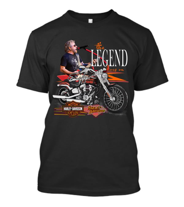 Sammy Hagar The Legend Lives On Harley Davidson Motor Cycles T-Shirt