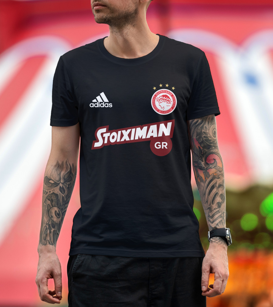 Olympiakos Piraeus Stoiximan GR 1925 Emblem T-Shirt