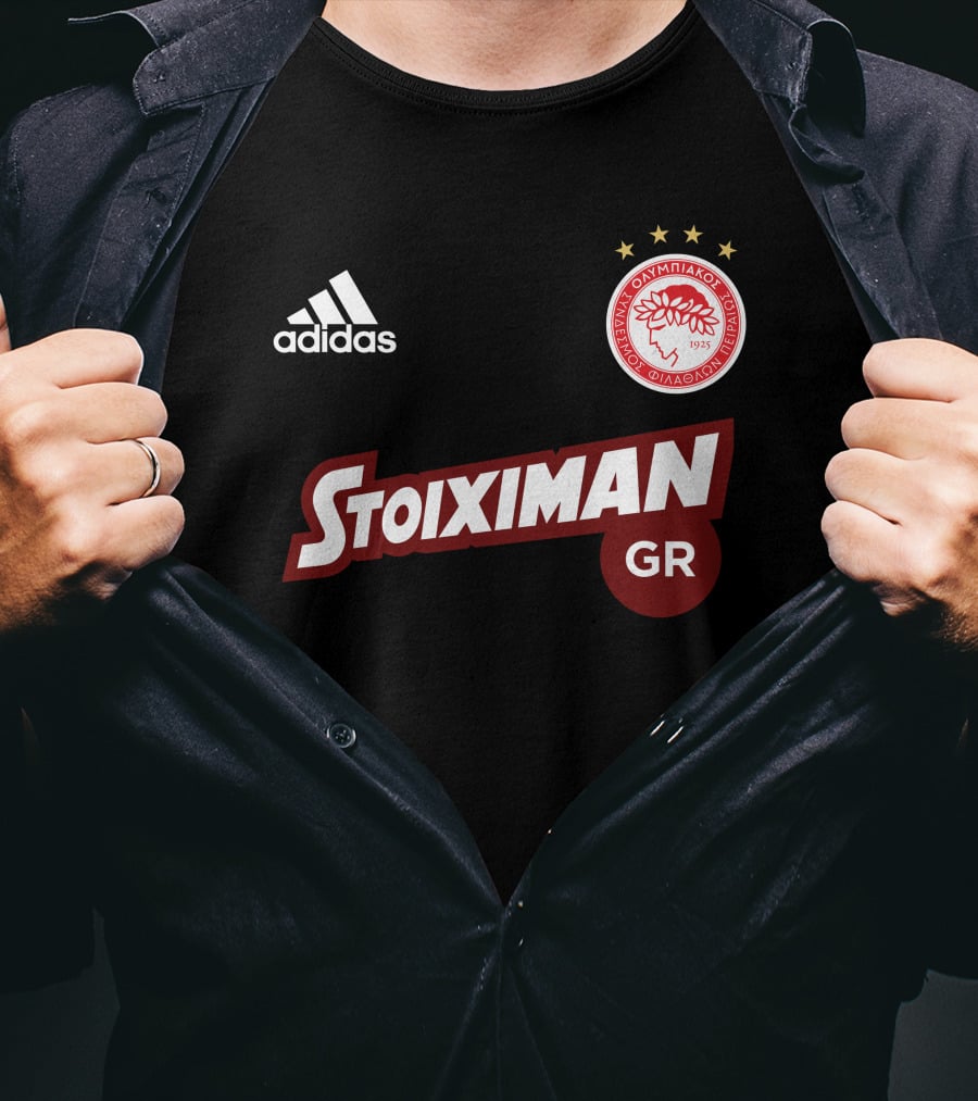 Olympiakos Piraeus Stoiximan GR 1925 Emblem T-Shirt