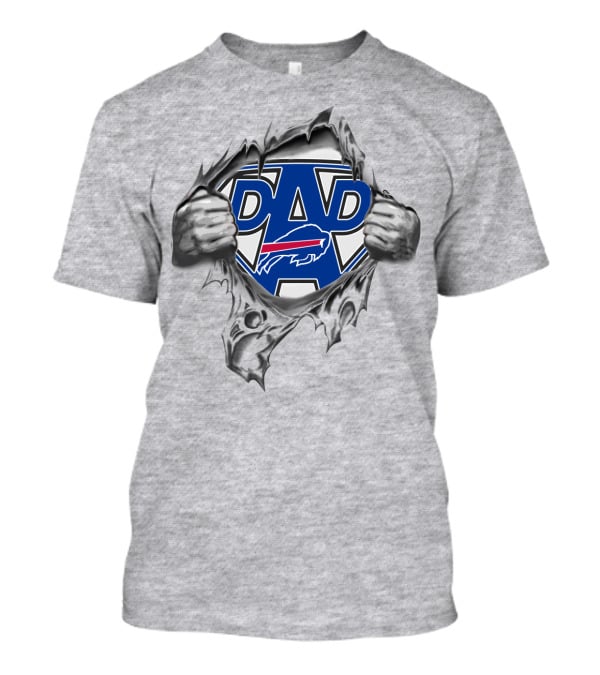 Buffalo Bills Super Dad Logo Emblem T-Shirt