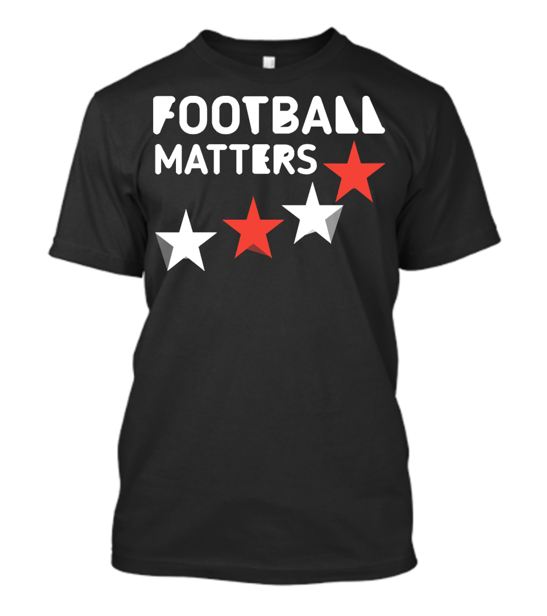 FOOTBALL MATTERS Four Stars Red And White T-Shirt